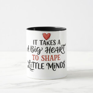 Mug Citation de grand cœur pour l'appréciation des ens