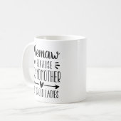 Mug Citation de grand-mère de Memaw (Devant gauche)