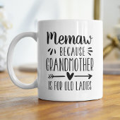 Mug Citation de grand-mère de Memaw