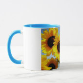 Mug Citation de Helen Keller avec le tournesol (Gauche)