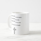 Mug Citation de Jean Paul II (Devant gauche)