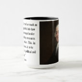 Mug Citation de John Adams (Centre)