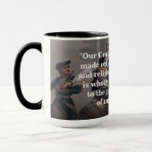 Mug Citation de John Adams sur notre Constitution (Gauche)