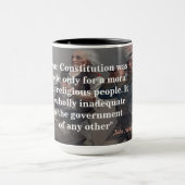 Mug Citation de John Adams sur notre Constitution (Centre)