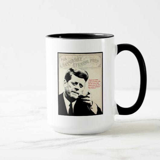 Mug Citation de John F. Kennedy (Droite)