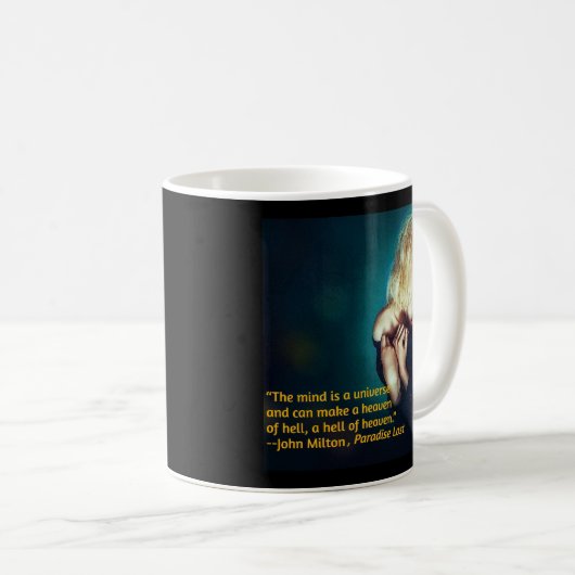 Mug Citation de John Milton (Devant droit)