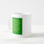 Mug citation de Karl Rogers (Devant gauche)