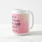 Mug Citation de Khalil Gibran sur la Beauté (Devant droit)