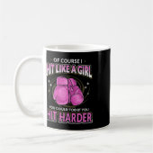 Mug Citation de kickboxing pour femmes Image de citati (Gauche)
