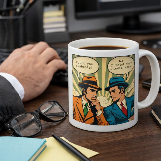 Mug Citation de la BD de caféine