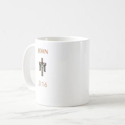 Mug Citation de la Bible Coupe de café (Devant gauche)