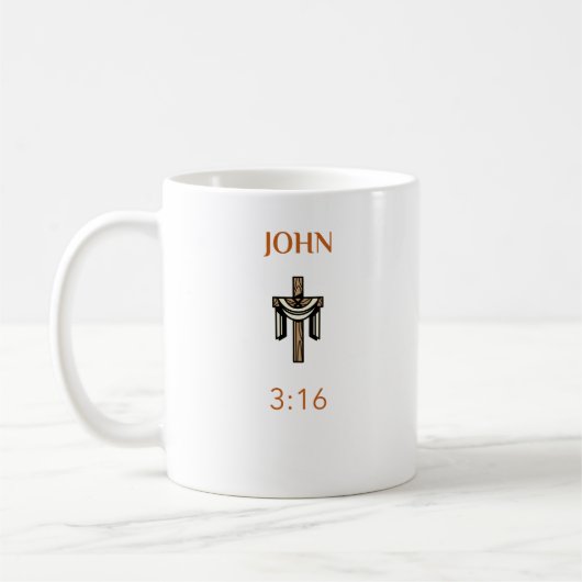 Mug Citation de la Bible Coupe de café (Gauche)