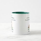 Mug Citation de la Bible Inspirationnelle Rom 8:28 Tra (Centre)