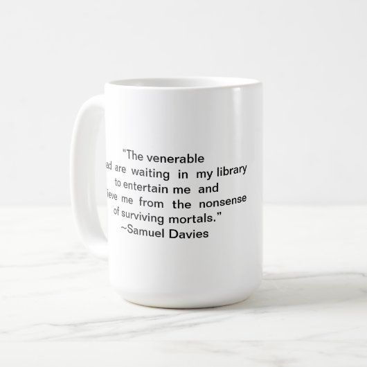 Mug Citation de la bibliothèque Book Lover (Devant gauche)