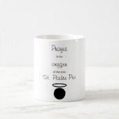 Mug Citation de la cotte de Saint-Padre Pio (Centre)