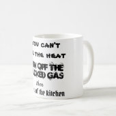 Mug Citation de la cuisine de chauffage au gaz fractur (Devant droit)