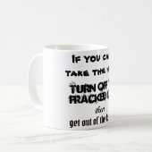 Mug Citation de la cuisine de chauffage au gaz fractur (Devant gauche)