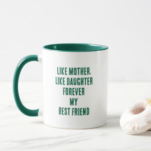 Mug Citation de la fête des mères Maman Fille Chasseur
