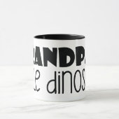 Mug Citation de la Fête des pères du petit dinosaure d (Centre)