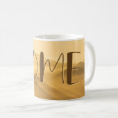 Mug Citation de la maison de lever du soleil sur les c (Devant droit)