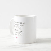 Mug Citation de la meilleure mère supplémentaire au mo (Devant gauche)