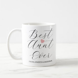 Mug Citation de la meilleure tante noire