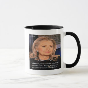 Mug Citation de la ressource pour femmes Hillary