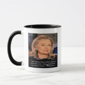 Mug Citation de la ressource pour femmes Hillary (Gauche)