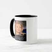Mug Citation de la ressource pour femmes Hillary (Devant gauche)