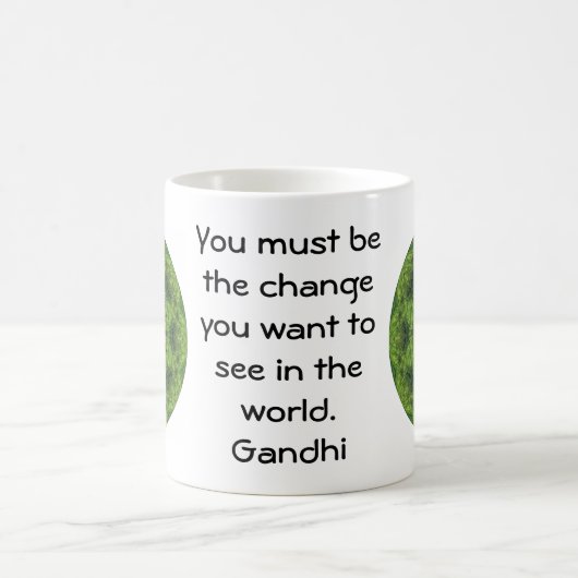 Mug Citation De La Sagesse De Gandhi (Centre)