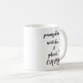 Mug Citation de la sorcière fantôme citrouille d'Hallo (Devant droit)