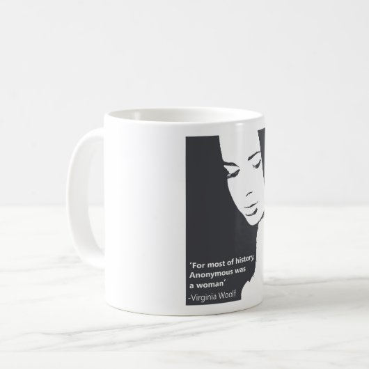 Mug Citation de la Virginie Woolf (Devant gauche)