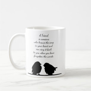 Mug Citation de l'ami Chanson dans votre coeur et les 