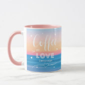 Mug Citation de l'amoureuse du café féminin (Gauche)
