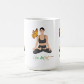 Mug Citation de l'artiste de la vie mignonne Papillon (Centre)