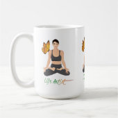 Mug Citation de l'artiste de la vie mignonne Papillon (Gauche)