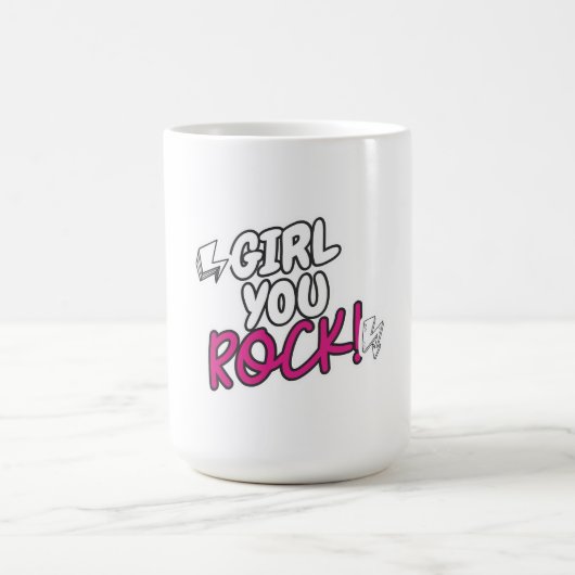 Mug Citation de l'autonomisation de la fille You Rock (Centre)