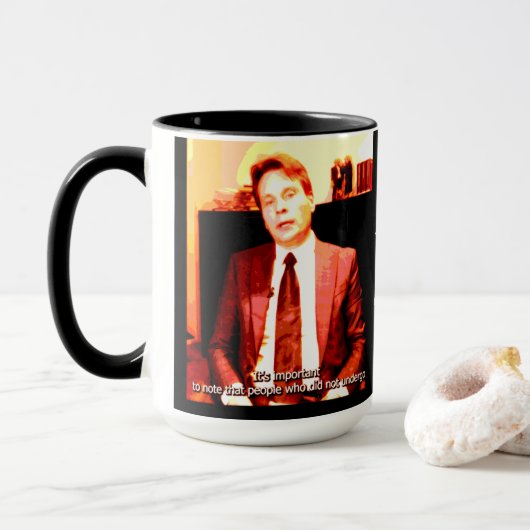 Mug Citation de l'avocat Peter Stassen par RoseWrites (Avec donut)
