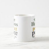Mug Citation de l'Écriture chrétienne Il donne une pai (Centre)