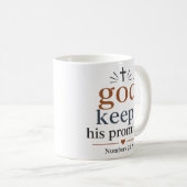 Mug Citation de l'Écriture chrétienne sur les promesse (Devant droit)