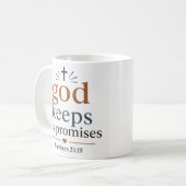 Mug Citation de l'Écriture chrétienne sur les promesse (Devant gauche)