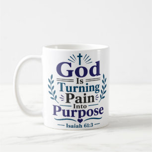 Mug Citation de l'Écriture sur Dieu qui transforme la