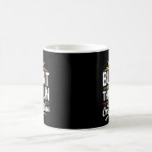 Mug Citation de lecture de soleil brûlant noir et blan (Centre)