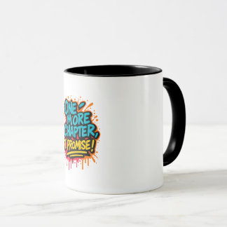 Mug Citation de lecture de style graffiti Tee / livre