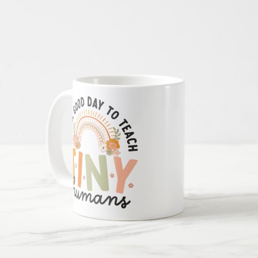 Mug Citation de l'enseignant d'école maternelle Retro (Devant gauche)