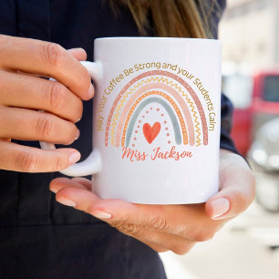 Mug Citation de l'enseignant drôle personnalisé Boho A