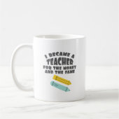 Mug Citation De L'Enseignant Je Suis Devenu Enseignant (Gauche)