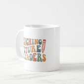 Mug Citation de l'enseignant super Earth Tones (Devant gauche)