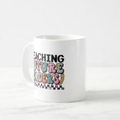 Mug Citation de l'enseignant super Earth Tones (Devant gauche)