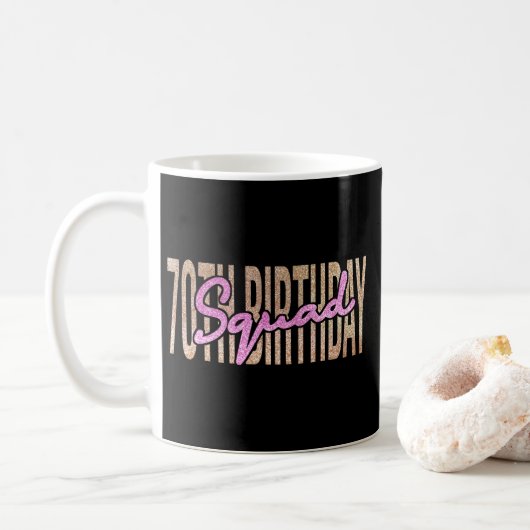 Mug Citation de l'équipe du 70e anniversaire (Avec donut)